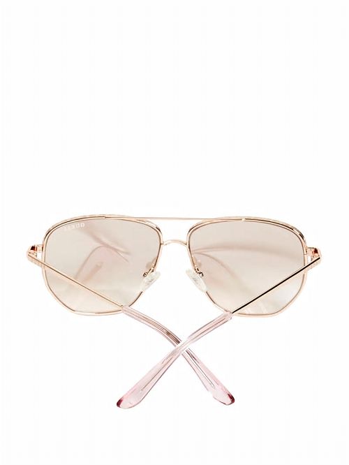 Guess Kelly Aviator Sunglasses Beige | GUESS-SN30052