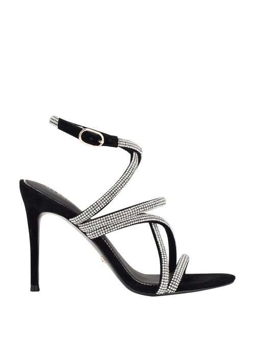Guess Kentas Strappy Sandal Zwart | GUESS-SN29798