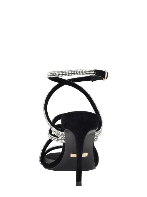 Guess Kentas Strappy Sandal Zwart | GUESS-SN29798