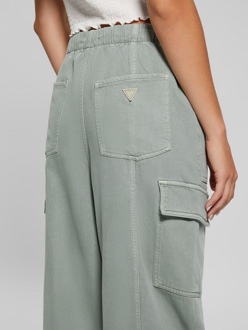 Guess Kenzie Cargo Pants Groen | GUESS-SN28242