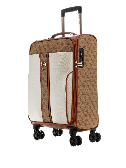 Guess Kerima 20" 8-Wheel Suitcase Beige | GUESS-SN30147