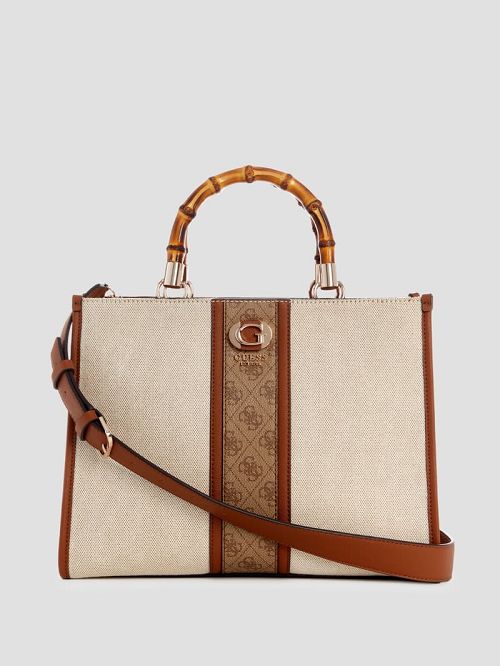 Guess Kerima Bamboo Tote Beige | GUESS-SN28767