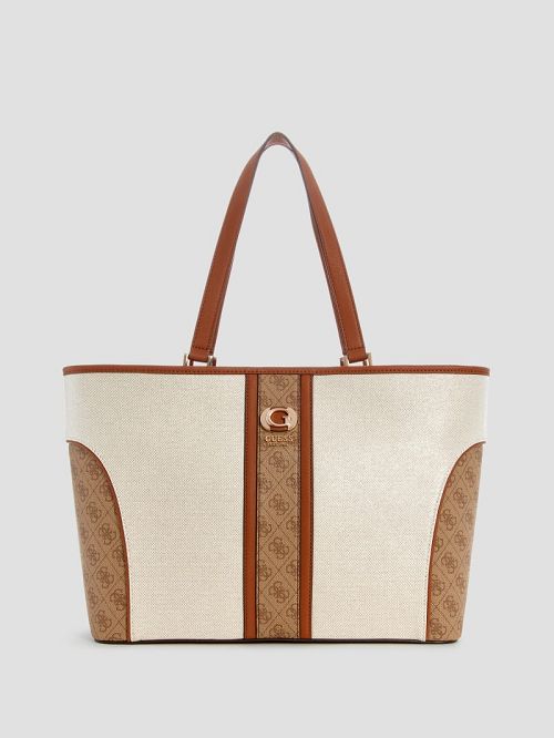 Guess Kerima Quattro G Tote Beige | GUESS-SN31798