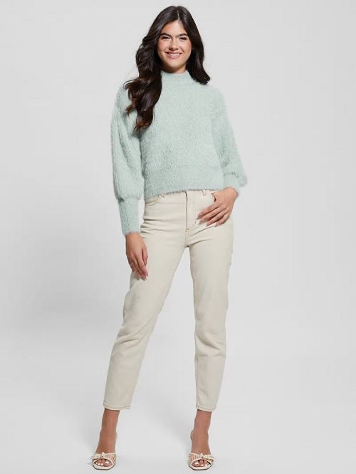 Guess Keyla Fuzzy Sweater Groen | GUESS-SN27755