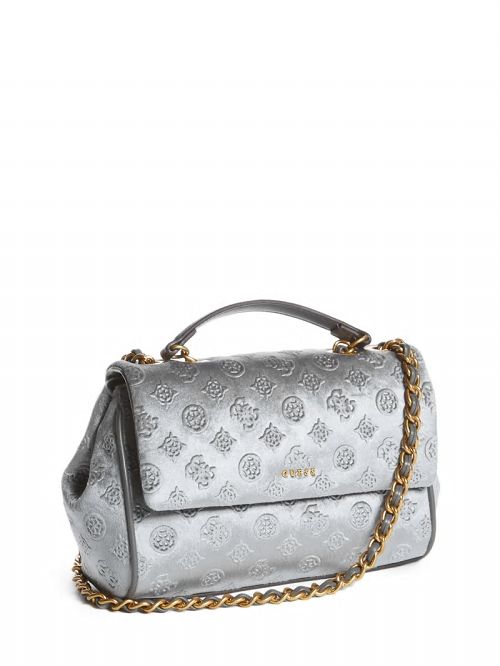 Guess Kimi Logo Convertible Crossbody Grijs | GUESS-SN29075