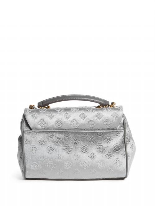 Guess Kimi Logo Convertible Crossbody Grijs | GUESS-SN29075
