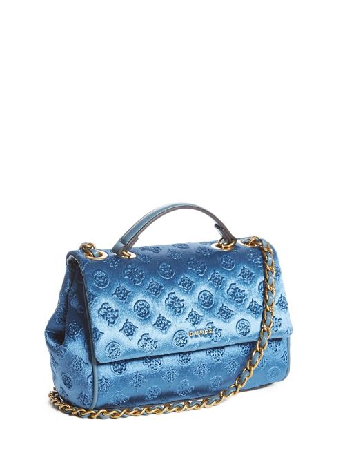 Guess Kimi Logo Convertible Crossbody Groen | GUESS-SN29110
