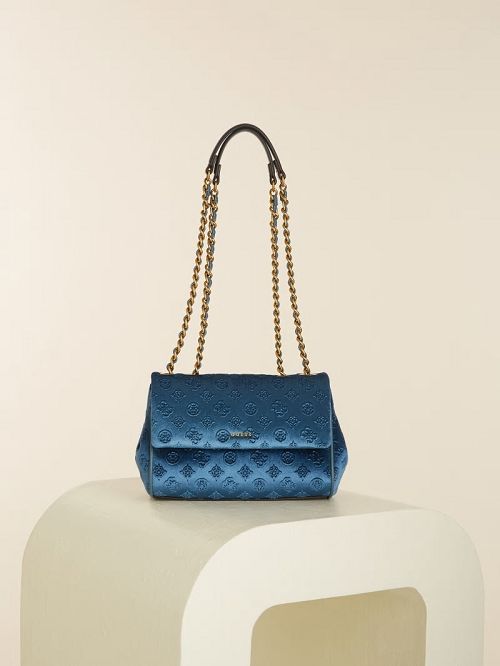 Guess Kimi Logo Convertible Crossbody Groen | GUESS-SN29110