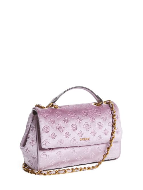 Guess Kimi Logo Convertible Crossbody Paars | GUESS-SN29084