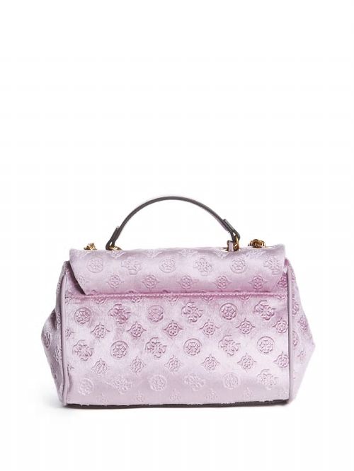 Guess Kimi Logo Convertible Crossbody Paars | GUESS-SN29084