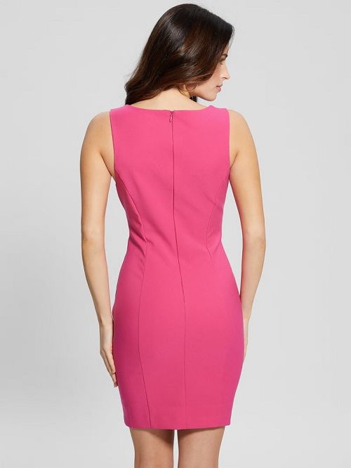 Guess Lana Cutout Dress Roze | GUESS-SN26717