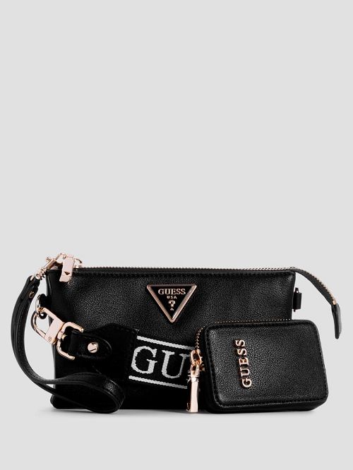 Guess Latona Mini Crossbody Zwart | GUESS-SN28793