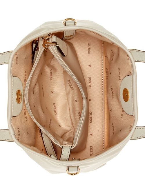 Guess Latona Nylon Mini Tote Bruin | GUESS-SN31770