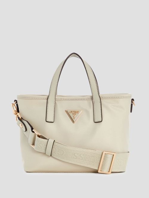 Guess Latona Nylon Mini Tote Bruin | GUESS-SN31770