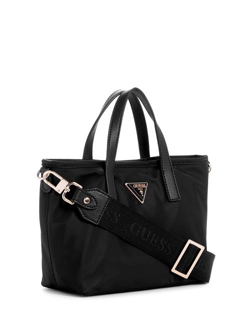 Guess Latona Nylon Mini Tote Zwart | GUESS-SN29448