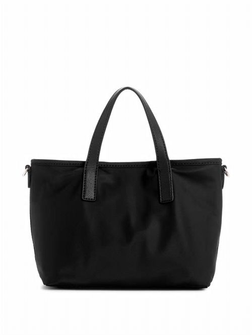 Guess Latona Nylon Mini Tote Zwart | GUESS-SN29448