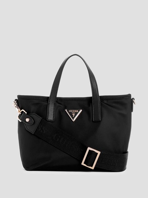 Guess Latona Nylon Mini Tote Zwart | GUESS-SN31792