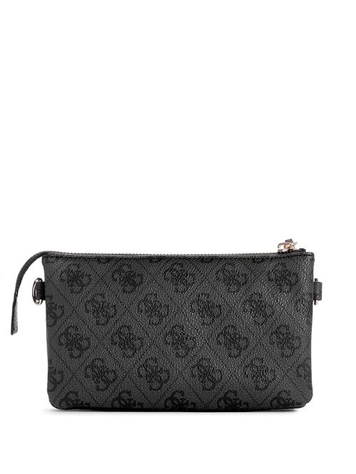 Guess Latona Quattro G Mini Crossbody Zwart | GUESS-SN29020
