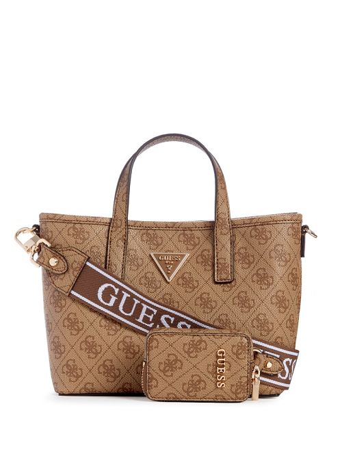 Guess Latona Quattro G Mini Tote Set Bruin | GUESS-SN29456