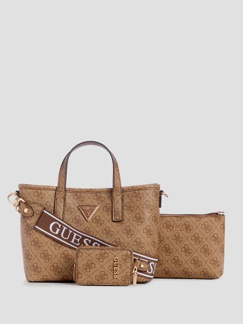 Guess Latona Quattro G Mini Tote Set Bruin | GUESS-SN29456