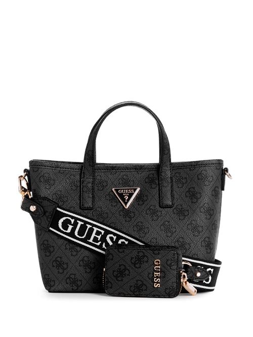Guess Latona Quattro G Mini Tote Set Zwart | GUESS-SN29450