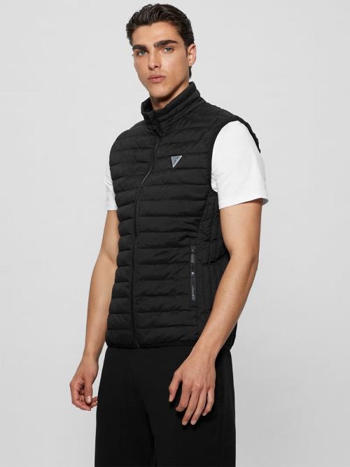 Guess Lauper Padded Vest Zwart | GUESS-SN31553