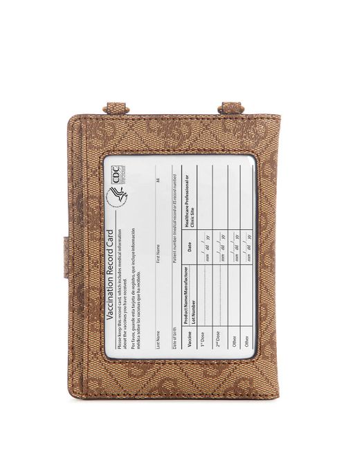Guess Laurel Chain Passport Case Bruin | GUESS-SN31784