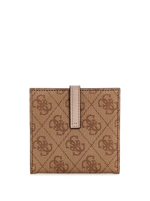 Guess Laurel Quattro G Card Case Bruin | GUESS-SN29481