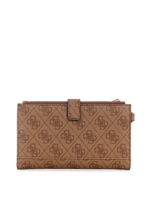 Guess Laurel Quattro G Double-Zip Organizer Bruin | GUESS-SN29479