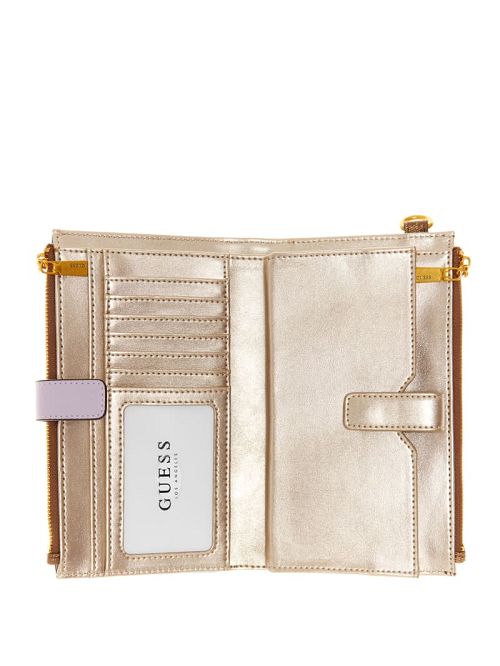 Guess Laurel Quattro G Double-Zip Organizer Bruin | GUESS-SN29479