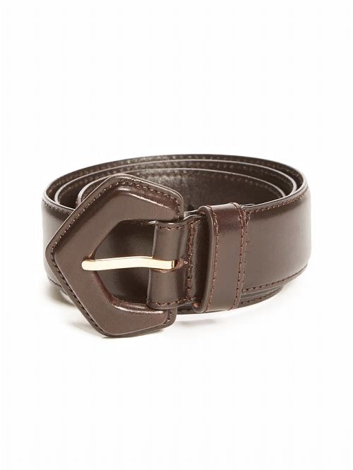 Guess Leather Waist Belt Bruin | GUESS-SN30229