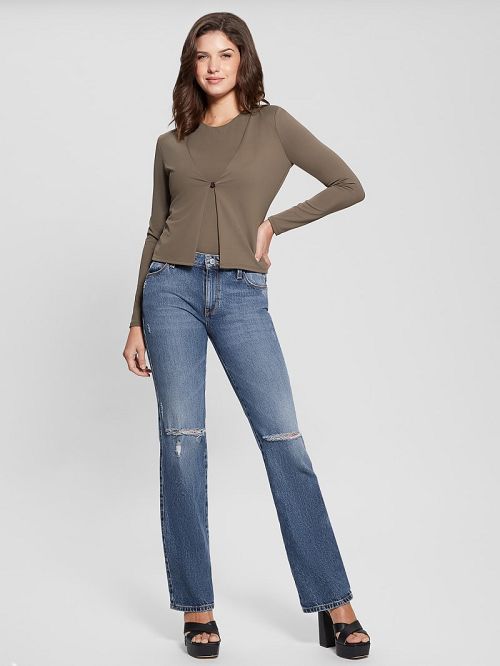 Guess Lena Cardigan Bruin | GUESS-SN27200