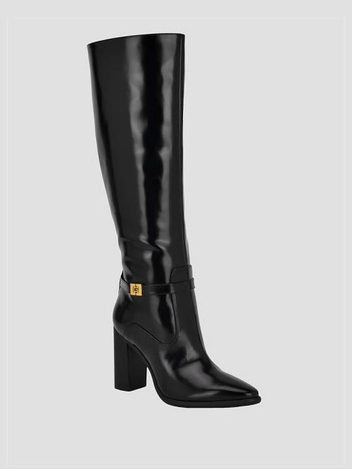 Guess Lendy Pointed Boots Zwart | GUESS-SN29942
