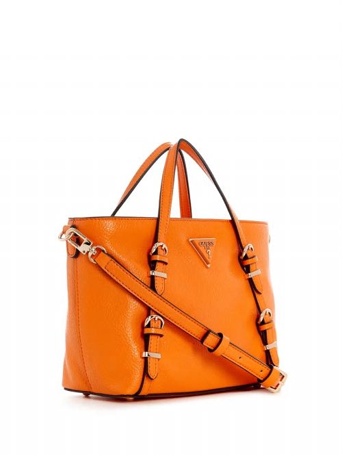 Guess Levia Mini Satchel Oranje | GUESS-SN28743