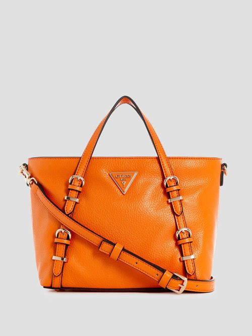 Guess Levia Mini Satchel Oranje | GUESS-SN29317
