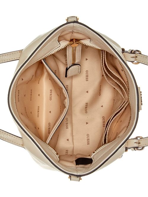 Guess Levia Mini Satchel Wit | GUESS-SN29280