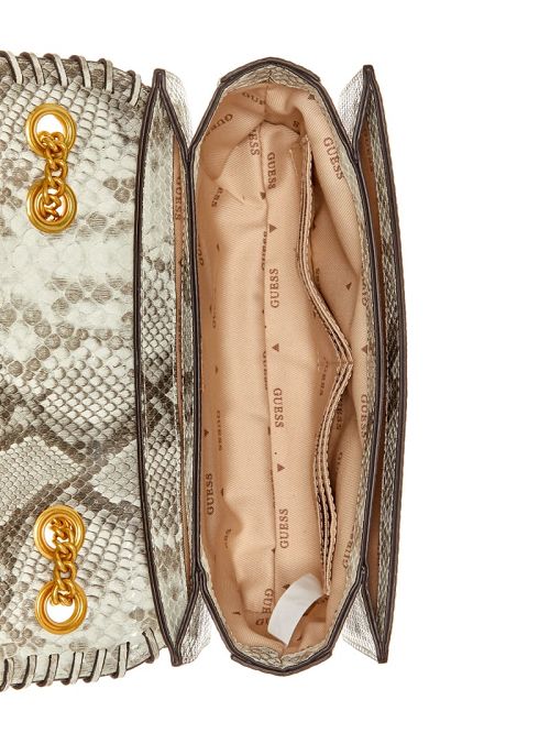 Guess Libera Python Convertible Crossbody Bruin | GUESS-SN28781