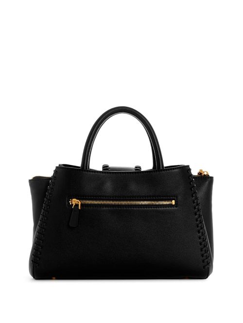 Guess Libera Small Girlfriend Satchel Zwart | GUESS-SN28719