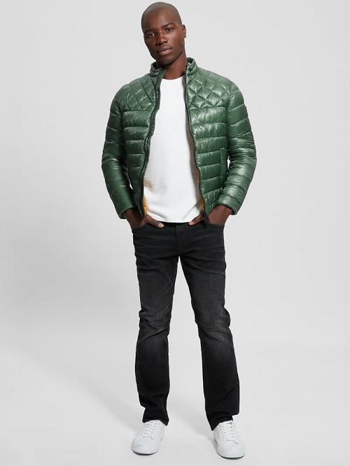 Guess Lightweight Puffer Jacket Groen | GUESS-SN30830