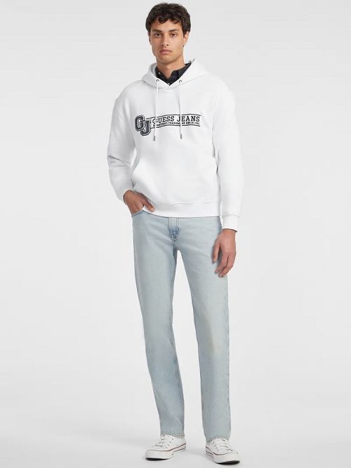 Guess Logo Patch Hoodie Wit | GUESS-SN30946