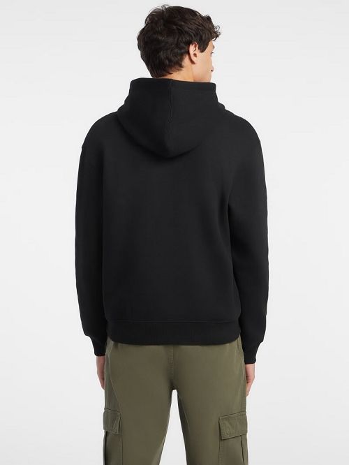 Guess Logo Patch Hoodie Zwart | GUESS-SN30938