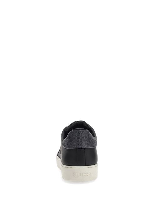 Guess Logo Side Panel Low-Top Sneakers Zwart | GUESS-SN31885