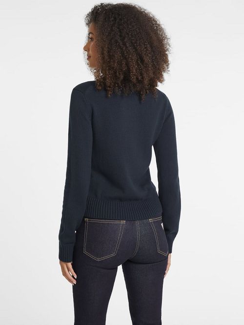 Guess Logo Sweater Blauw | GUESS-SN27382