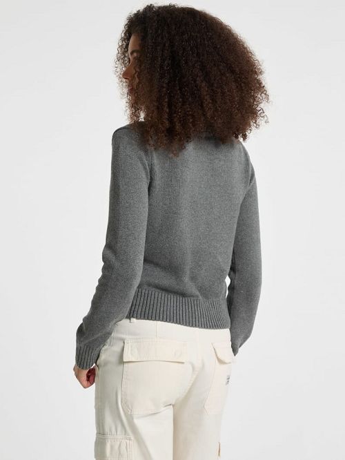 Guess Logo Sweater Grijs | GUESS-SN27383