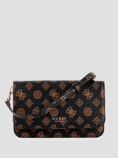 Guess Loralee Crossbody Organizer Bruin | GUESS-SN29064