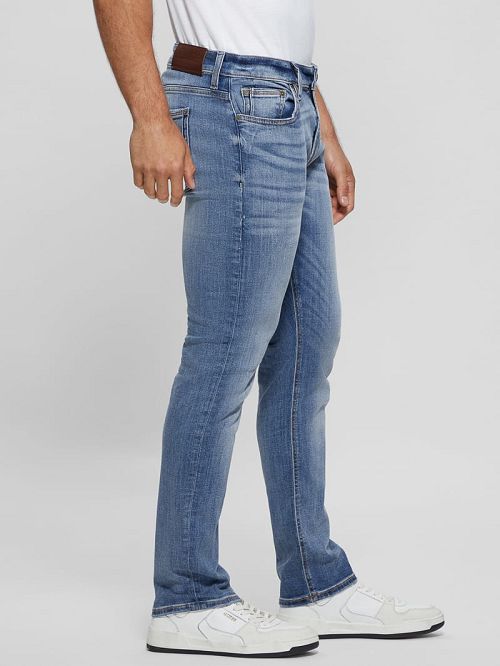 Guess Low-Rise Skinny Jeans Blauw | GUESS-SN30370