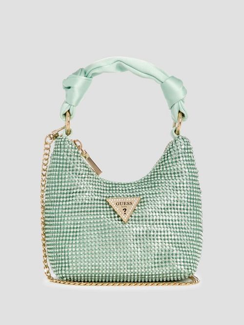 Guess Lua Mini Hobo Blauw | GUESS-SN28877