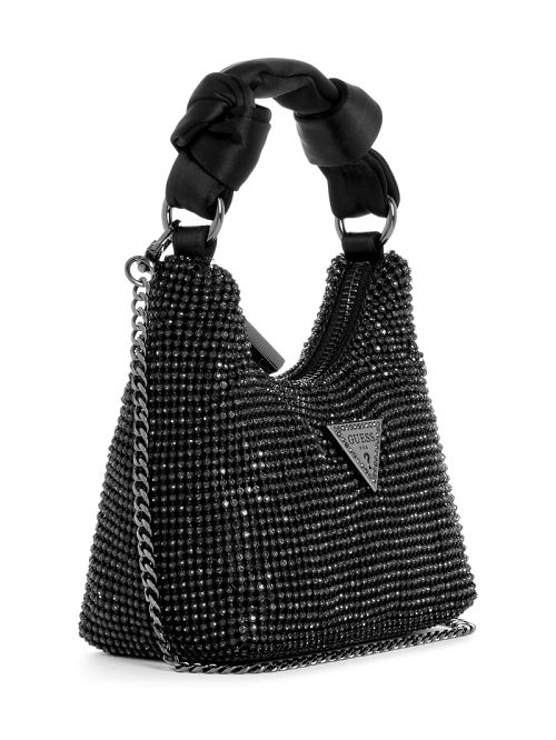 Guess Lua Mini Hobo Zwart | GUESS-SN29040