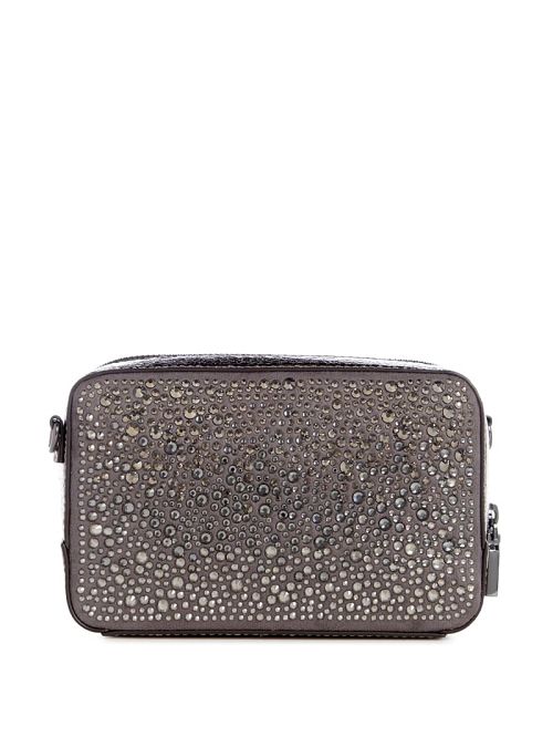 Guess Lua Rhinestone Mini Crossbody Metal | GUESS-SN28832