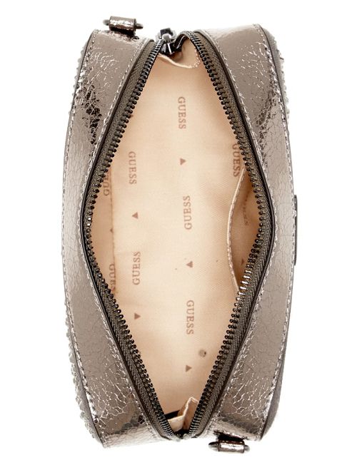 Guess Lua Rhinestone Mini Crossbody Metal | GUESS-SN28832